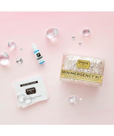 Pinch Provisions Brides Minimergency Kit - Pink Diamond: 21 Essential Wedding Day Items in Compact Zipper Pouch - Buy Online on GoSupps.com