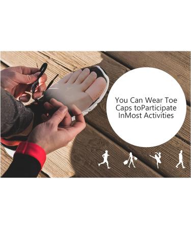 8 Pairs Gel Toe Caps for Big Toe - Toe Protectors for Blister, Corn, Callus, Ingrown Toenails - Buy Online on GoSupps.com