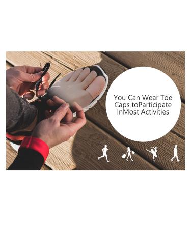 Toe Cushion Hose - 8 Pairs of Protective Toe Caps for Pain Relief & Friction Protection - Buy Online on GoSupps.com