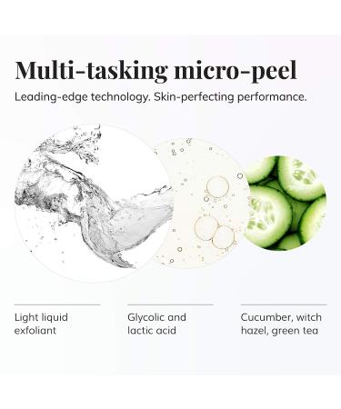 Le Mieux Glyco Polymer Solution - 5% Glycolic & Lactic Acid Micro Peel Serum for Uneven Skin Texture | Exfoliating Peeling Solution (0.5 oz - Buy Online on GoSupps.com