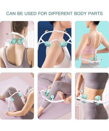 Veewook 360 Dual Roller Ball Neck Massager Tool - Green - Buy Online on GoSupps.com