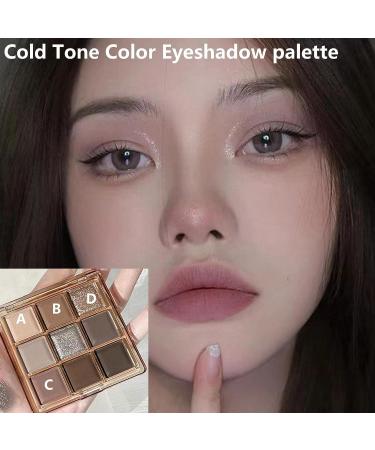 Daeuwiutr Brown Matte Eyeshadow Palette - Creamy Brown 9 | Shimmer Glitter Metallic Eye Shadow | Waterproof & Hypoallergenic | Long Lasting & Highly Pigmented - Buy Online on GoSupps.com
