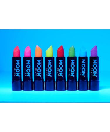 Moon Glow 5g Neon UV Glitter Lipstick Set of 8 - Radiant Under Blacklights - International Shipping Available - Buy Online on GoSupps.com