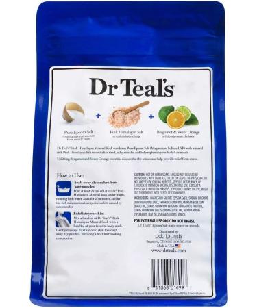 Dr. Teal's Epsom Salt Bath Variety Gift Set - Restore & Replenish Pink Himalayan and Calm Matcha Green Tea - 3lbs Each - Eases Aches & Pains - Essential Oils Blended with Pure Epsom Salt - Buy Online on GoSupps.com