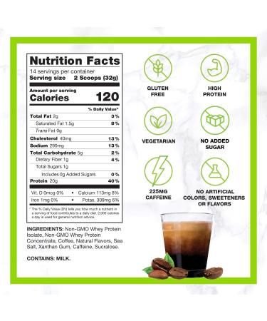CHIKE Triple Shot Espresso & Cream Protein Iced Coffee - 20g Protein 3 Espresso Shots Keto & Gluten-Free 14 Servings - Energize Your Day - Buy Online on GoSupps.com