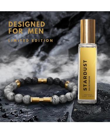 5 Sen.ses Co. Luxury Starlight Bracelet Gift Set Combo for Men | Certified Natural Stone Metallic Bracelet with Long Lasting Luxurious Stardust Perfume | Personalised Card - Happy Birthday - Buy Online on GoSupps.com
