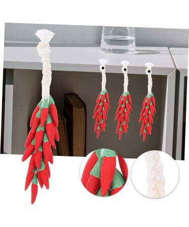 KOMBIUDA Simulation Chili Props Chili Skewers Models Vegetables Toy Peppers Layout Scene Decor Home Decor Decorations Artificial - Buy Online on GoSupps.com