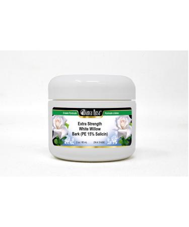 Extra Strength White Willow Bark (PE 15% Salicin) Cream (2 oz ZIN: 514282) - 2 Pack