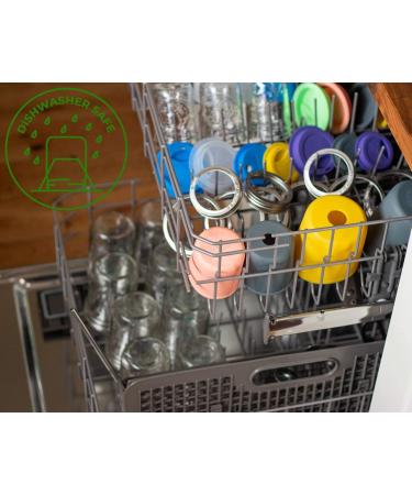 Safer Rounded End Stainless Steel Metal Straws for Mason Jars - Combo Pack with Cleaning Brush and Bag (6 Pack) - Buy Online on GoSupps.com