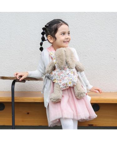 GAGAKU Baby Doll Carrier - Pink Peach Blossom Toy Sling with Adjustable Straps for Kids - Buy Online on GoSupps.com