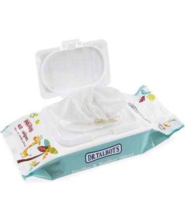 Dr. Talbotâ€™s Vanilla Milk Pacifier & Teether Wipes - 48 Count | Safe & Effective 0m+ - Buy Online on GoSupps.com