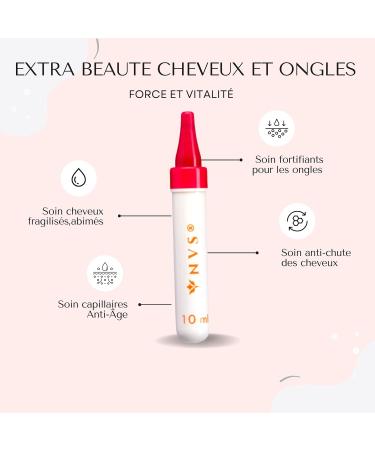 NVS NUTRIVIESAINE Cosmetic care to drink Natural Keratin Hydrolyzate EXTRA BEAUTY HAIR AND NAILS Naticol Marine Collagen Hyaluronic Acid Coenzyme Q10 Strength and Vitality Made in France - Buy Online on GoSupps.com