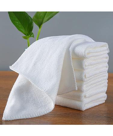 50PCS Cotton Absorbent Washcloths Set for Bathroom | Soft Face Towels for Hotel, Kitchen, Spa | 12X12 inches - Buy Online on GoSupps.com