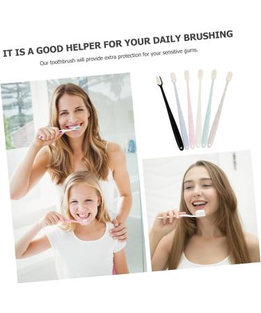 FRCOLOR 12 Pack Toothbrush Cleaning Brushes - Gentle Bristle Dental Care for Sensitive Gums Travel-Friendly Tooth Picks & Charcoal Dental Picks - Buy Online on GoSupps.com