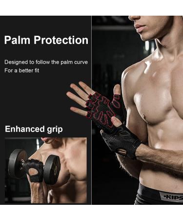 Small Black Workout Gloves for Men & Women | Gym & Weight Lifting Fitness Gloves - Buy Online on GoSupps.com