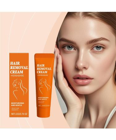  Pruojhw Facial Hair Removal Cream - Gentle and Soothing Lotion 22g - Upper Lip Hair Removal Cream - For Women and Girls Daily Home Use Long-Term Nighttime Use - Buy Online on GoSupps.com