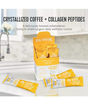 Vital Proteins Crystallized Coffee + Collagen Creamer Vanilla - 7 Packets (0.56 oz each) - Buy Online on GoSupps.com