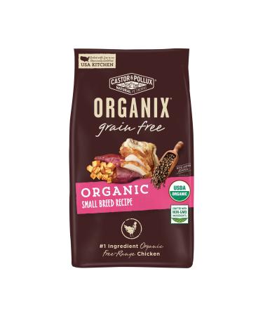 Castor & Pollux Organix Organic Small Breed Dry Dog Food Grain Free Chicken 4 Pound (Pack of 1)