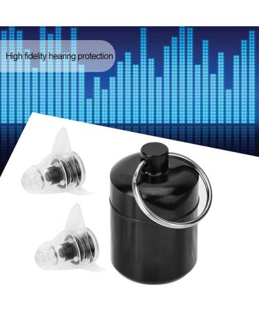Sonew High Fidelity Ear Plugs for Concerts - 27dB Noise Reduction Earplugs with Case - Black - Buy Online on GoSupps.com