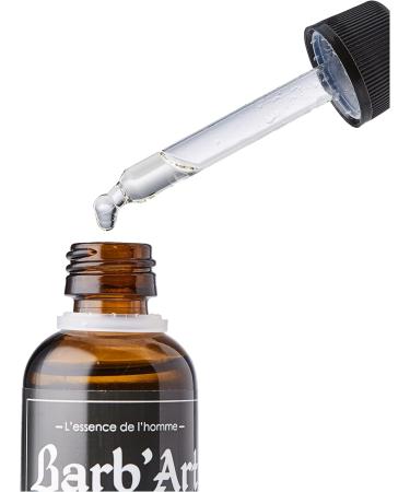 BarbArt Dry Beard Oil - Organic Beard Care with Argan Apricot Kernel & Olive Oil - 30ml - International Shipping Available - Buy Online on GoSupps.com
