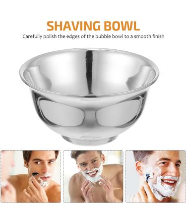 Beaupretty Stainless Steel Shaving Bowl & Soap Shell | Unbreakable Shave Cream Cup & Facial Foam Shell - Ideal for Smooth Shaving - Buy Online on GoSupps.com