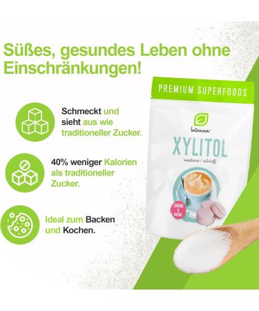 1kg 1000g XYLITOL Pure Natural Sugar Alternative Sweetener / Sugar Replacement (1kg - bag) - Buy Online on GoSupps.com