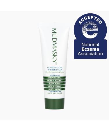 MUDMASKY Leave-Me-On Winter Mask (Moisturizer) National Eczema Association. Awarded Seal of Acceptance. Face Moisturizer for Eczema and dry skin. Number 1 used moisturizers in hospitals - Buy Online on GoSupps.com