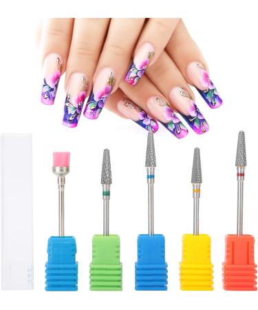 YAOGOHUA Nail Art Drill Bit Manicure Polishing Grinding Head Tungsten Steel Nail Polisher Accessory - Buy Online on GoSupps.com