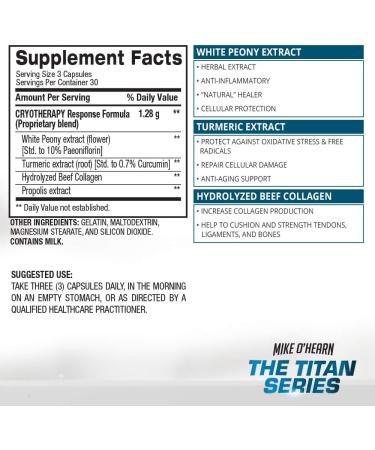 BPI Sports Muscle & Joint Fix - Mike O Hearn Titan Series | Muscle Recovery & Joint Support Supplement - Turmeric, White Peony & Collagen | 90 Capsules - Buy Online on GoSupps.com
