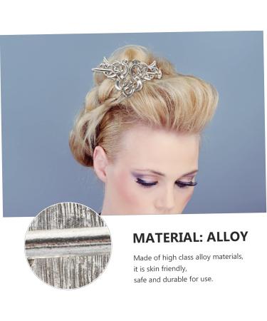 MERRYHAPY Hairpin Hair Barrettes for Hair Accessories for Women Dragon Viking Hair Clip Hair Accessories for Girls Simple Hair Stick Girls Hair Sprout Clips Chopsticks Miss Folk-custom Alloy - Buy Online on GoSupps.com