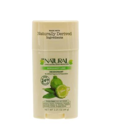 Dr. Natural Bergamot Lime Deodorant Stick 3-Pack - Aluminum-Free, Sulfate & Paraben Free, 24-Hour Odor Protection for Women and Men - Cruelty-Free Formula - Buy Online on GoSupps.com