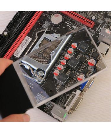 Glass Square Loupe Large Area Reading Magnifier LED Light Handheld Ultra Thin Optical Resin Glass Black 2X Enlarged Mirror Tool Magnifier for Reading Made in China - Buy Online on GoSupps.com