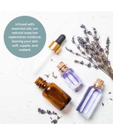 SWEAT GUARD Natural Antibacterial Soap Bar. Body Wash Soap With Essential Lavender & Tea Tree Oil - Eliminates Sweat & Odour On Hand Face & Skin. Gentle Cleansing Bar For Hyperhidrosis Treatment. - Buy Online on GoSupps.com