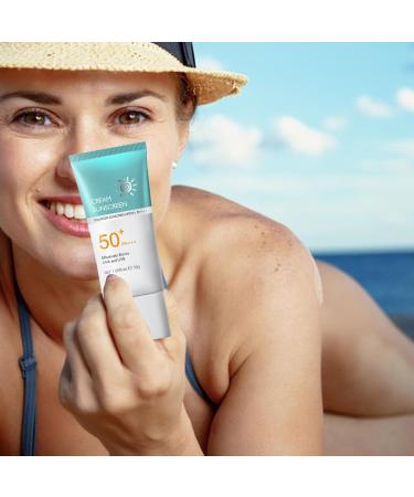  G n rique Healthy Sunscreen 50g Natural Sunblock UVA UVB Protection Waterproof Formula Non-Greasy Lotion No White Cast Skin Care Necessary Daily Face Use Lightweight Moisturizer Sun Defense - Buy Online on GoSupps.com