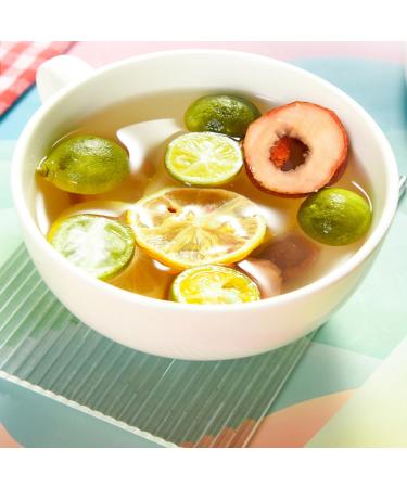 Green orange lemon Hawthorn Plum tea 220g Dried kumquat lemon Fruit Tea Plum juice drink - Buy Online on GoSupps.com