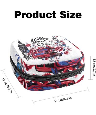 Buy Women's Bonds Storage Pockets Stillpad Waller - Floral Portable Period Kit Bag | Feminine Products for Girls - Buy Online on GoSupps.com