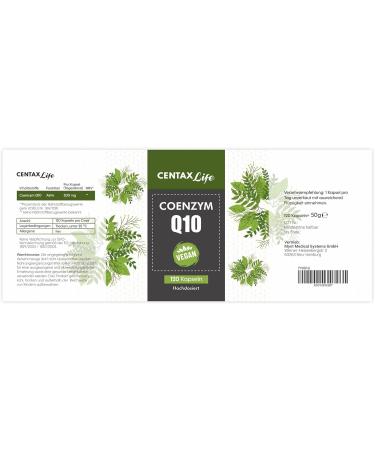 Buy Centax Life Coenzyme Q10 Capsules 200 mg - High Dose Vegan 120 Capsules | Boost Energy & Antioxidant Support - Buy Online on GoSupps.com