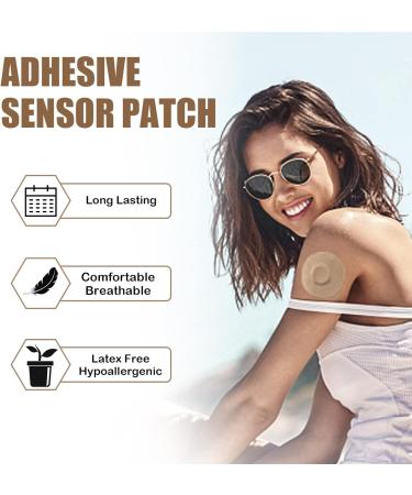 Ceeport Freestyle Adhesive Patches (20 Pack) for Freestyle Libre 2, Enlite, Medtronic Guardian CGM Sensors - Waterproof & Sweatproof Tan Sensor Covers - Buy Online on GoSupps.com