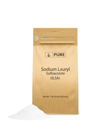 Pure Original Ingredients Sodium Lauryl Sulfoacetate (SLSA) (1 lb) Long Lasting Foam & Bubbles, Gentle on Skin