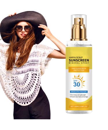 Hair and Scalp Protection Spray | High Protection for Scalp and Parting | 100ml Sunscreen for Hair and Scalp | Body Sun Protector Sublock Beach