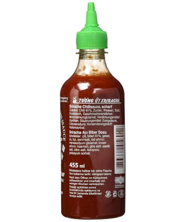Flying Goose Sriracha Chili Sauce - Original Hot Green Cap | 455ml | Authentic Thai Hot Sauce for International Shipping - Buy Online on GoSupps.com
