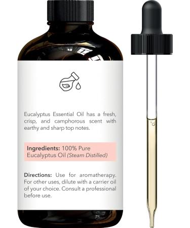 Brooklyn Botany Grapefruit & Eucalyptus Essential Oils 4 Fl Oz (Pack of 2) 100% Pure & Natural Refreshing & Invigorating Aromatherapy Blend - Buy Online on GoSupps.com