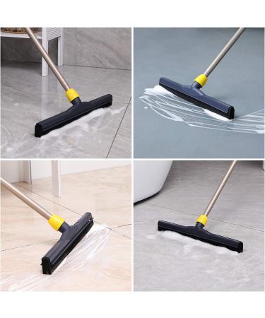 Yocada 54in Floor Squeegee Scrubber with Telescopic Pole - Heavy Duty Household Broom for Garage, Courtyard, Shower - Ideal for Pet Hair, Fur, Marble, Glass, Tile - Water Foam Cleaning - Buy Online on GoSupps.com
