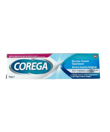 GlaxoSmithKline COREGA EXTRA STRONG cream without zinc 40 g Cream mount well sealing the space between the prosthesis and the mucous membrane It provides superfast denture maintenance thanks to triple salt sodium magnesium and zinc It does not contain dye - Buy Online on GoSupps.com