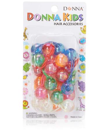 Donna Collection Kids Ponytail Balls  12 Count 12 Count (Pack of 1) Assorted