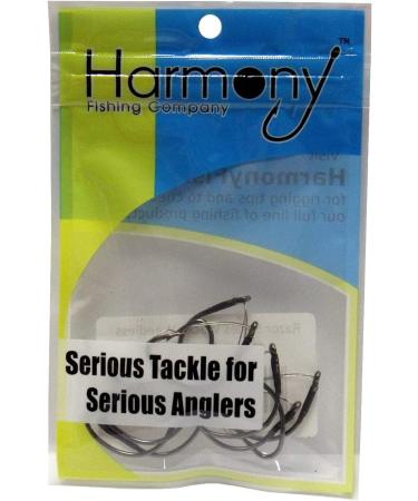 Harmony Fishing Razor Series Wacky Weedless WG Hooks Size 1 (10 Pack) - Buy Online on GoSupps.com