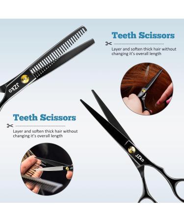 Professional Hairdresser Scissors Set 6.7 inch | High Quality 440C Stainless Steel Cutting & Thinning Shears for Men Women & Family Salon Use - Buy Online on GoSupps.com