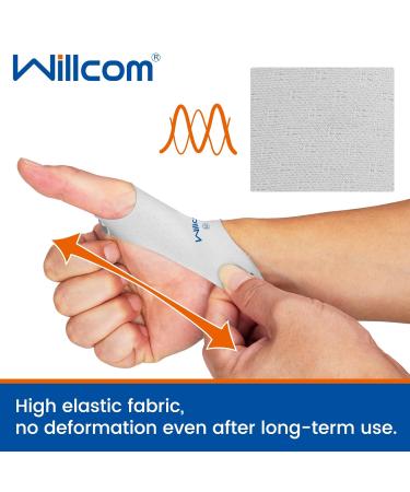 Buy Thumb Brace Compression Sleeve (2 PCS) - Relief for Arthritis Joint Pain & Tendonitis - Soft Lightweight & Breathable Spica Protector - Buy Online on GoSupps.com