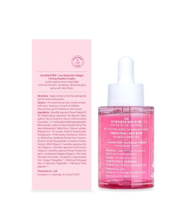 TIAM PDRN Collagen Glow Up Serum Pink Capsule Serum Camelia PDRN Peptide Plumping & Firming Korean Skincare | 1.01 fl.oz. - Buy Online on GoSupps.com