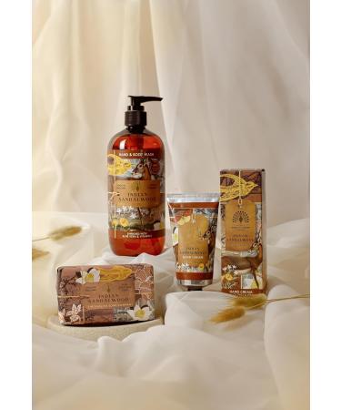 The English Soap Company Anniversary Hand Cream Sandalwood Hand Cream Moisturising Hand Cream for Men and Women Indian Sandalwood Scent 75ml - Buy Online on GoSupps.com